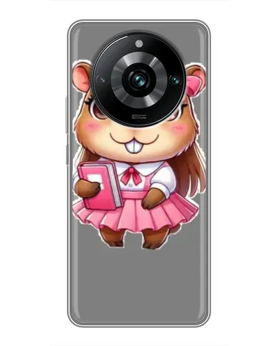 Чехол для Realme 11 Pro Plus с картинкой «Девочка капибара»