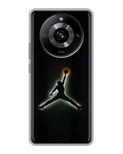 Чехол для Realme 11 Pro с картинкой «Jordan Gradient Logo»
