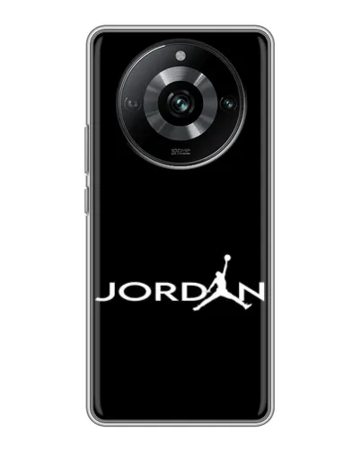 Чехол для Realme 11 Pro с картинкой «Jordan White Logo» Чехол для Realme 11 Pro с картинкой «Jordan White Logo»