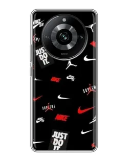 Чехол для Realme 11 Pro с картинкой «Nike Mix Pattern»