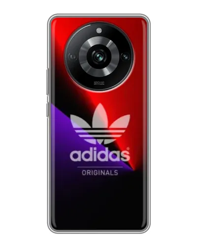 Чехол для Realme 11 Pro с картинкой «Adidas Red Neon»