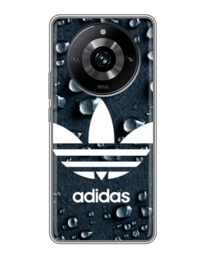Чехол для Realme 11 Pro с картинкой «Adidas Trefoil Blue»