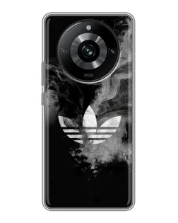Чехол для Realme 11 Pro с картинкой «Абстрактный дым Adidas»