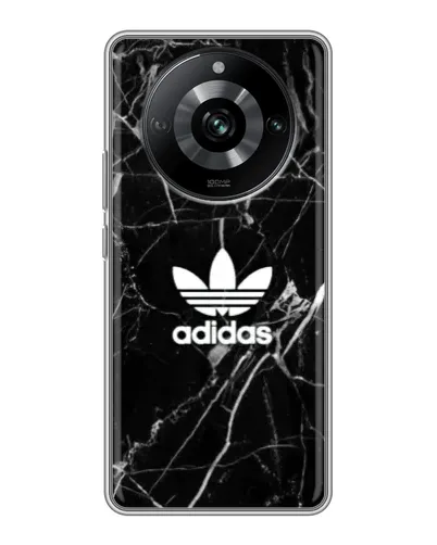 Чехол для Realme 11 Pro с картинкой «Белый мрамор Adidas»