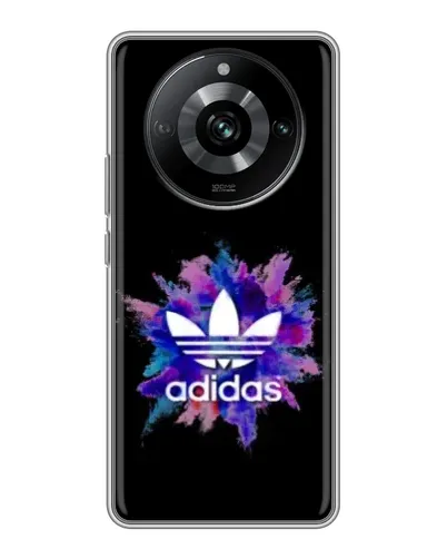 Чехол для Realme 11 Pro с картинкой «Взрыв красок Adidas»