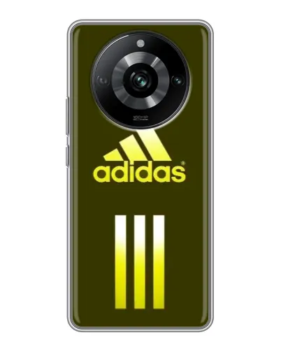 Чехол для Realme 11 Pro с картинкой «Оливковый градиент Adidas»