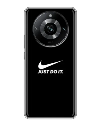 Чехол для Realme 11 Pro с картинкой «Минимализм от Nike»