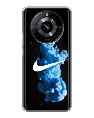 Чехол для Realme 11 Pro с картинкой «Nike и синий дым»
