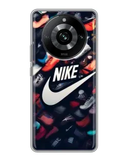 Чехол для Realme 11 Pro с картинкой «Коллекция кроссовок Nike»