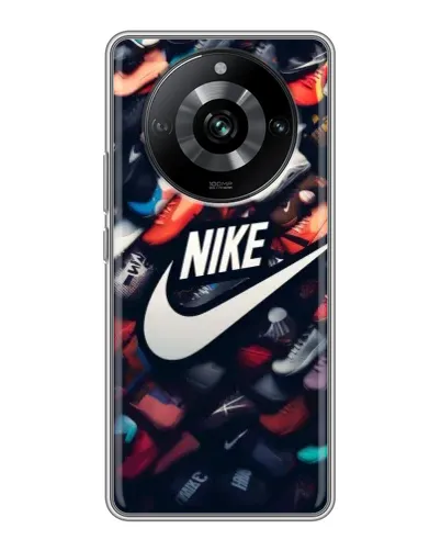 Чехол для Realme 11 Pro с картинкой «Коллекция кроссовок Nike»
