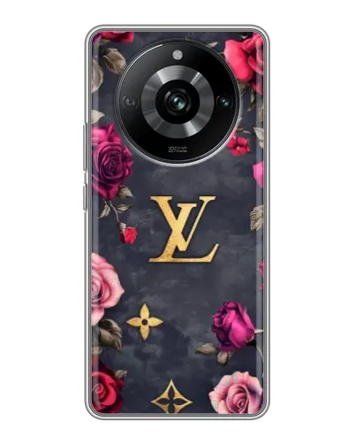 Чехол для Realme 11 Pro с картинкой «Цветочный Louis Vuitton» Чехол для Realme 11 Pro с картинкой «Цветочный Louis Vuitton»