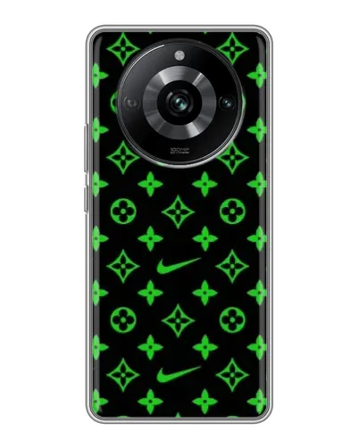 Чехол для Realme 11 Pro с картинкой «Неоновый принт LV» Чехол для Realme 11 Pro с картинкой «Неоновый принт LV»