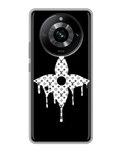 Чехол для Realme 11 Pro с картинкой «Цветочная монограмма» Чехол для Realme 11 Pro с картинкой «Цветочная монограмма»
