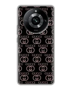 Чехол для Realme 11 Pro с картинкой «Классическая монограмма Gucci»