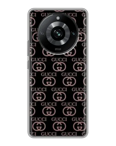 Чехол для Realme 11 Pro с картинкой «Классическая монограмма Gucci» Чехол для Realme 11 Pro с картинкой «Классическая монограмма Gucci»