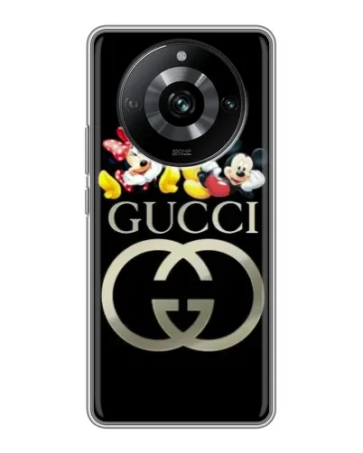 Чехол для Realme 11 Pro с картинкой «Gucci — герои Disney» Чехол для Realme 11 Pro с картинкой «Gucci — герои Disney»