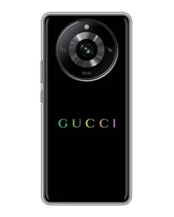 Чохол для Realme 11 Pro з картинкою «Gucci — неоновий мінімалізм» Чохол для Realme 11 Pro з картинкою «Gucci — неоновий мінімалізм»