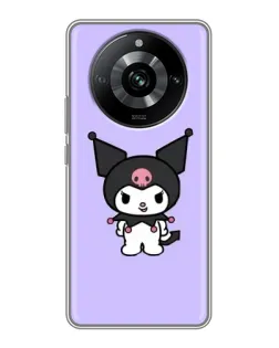 Чехол для Realme 11 Pro с картинкой «Kuromi — нежный фиолетовый» Чехол для Realme 11 Pro с картинкой «Kuromi — нежный фиолетовый»