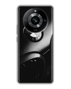 Чехол для Realme 11 Pro с картинкой «Эмблема BMW — макро»