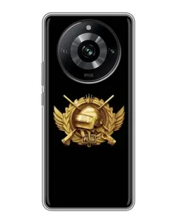 Чехол для Realme 11 Pro с картинкой «PUBG — оранжевый градиент» Чехол для Realme 11 Pro с картинкой «PUBG — оранжевый градиент»