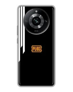 Чехол для Realme 11 Pro с картинкой «PUBG — вертикальные линии» Чехол для Realme 11 Pro с картинкой «PUBG — вертикальные линии»