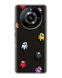 Чехол для Realme 11 Pro с картинкой «Космический паттерн Among Us» Чехол для Realme 11 Pro с картинкой «Космический паттерн Among Us»