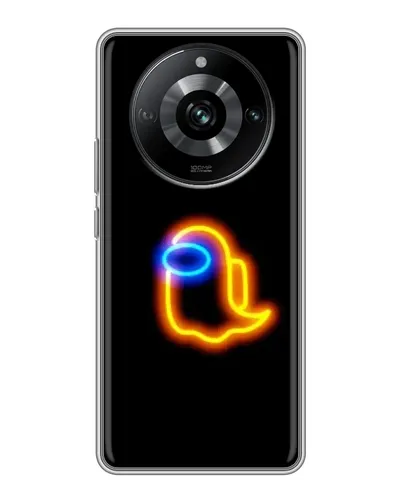 Чехол для Realme 11 Pro с картинкой «Among Us неоновое сияние»