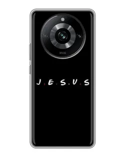 Чехол для Realme 11 Pro с картинкой «Точки веры J.E.S.U.S.»