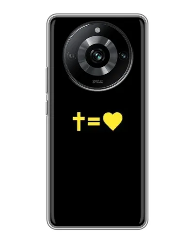Чехол для Realme 11 Pro с картинкой «Сердце и Крест»