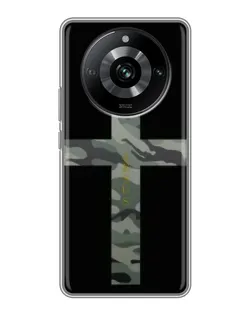 Чехол для Realme 11 Pro с картинкой «Милитари Крест»