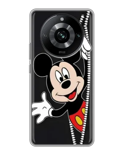 Чехол для Realme 11 Pro с картинкой «Микки раздвигает стены»