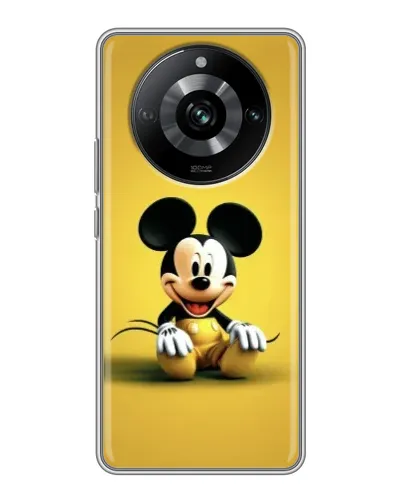 Чехол для Realme 11 Pro с картинкой «Микки на желтом»
