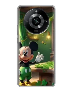 Чехол для Realme 11 Pro с картинкой «Микки в мастерской»