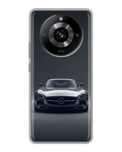 Чехол для Realme 11 Pro с картинкой «Mercedes на черном» Чехол для Realme 11 Pro с картинкой «Mercedes на черном»
