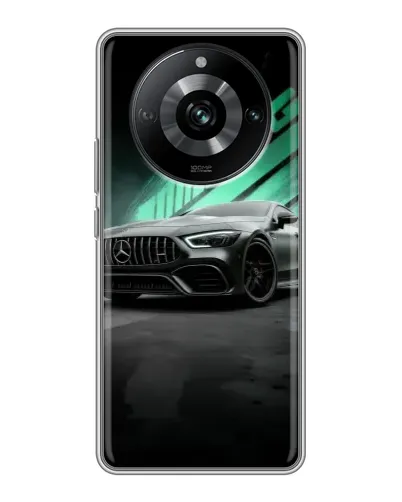 Чехол для Realme 11 Pro с картинкой «Темный Mercedes AMG» Чехол для Realme 11 Pro с картинкой «Темный Mercedes AMG»
