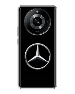 Чехол для Realme 11 Pro с картинкой «Mercedes классический лого»