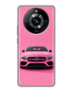 Чохол для Realme 11 Pro з картинкою «Рожевий Mercedes AMG»