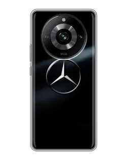 Чохол для Realme 11 Pro з картинкою «Mercedes на металі»