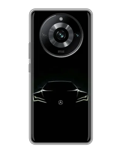 Чохол для Realme 11 Pro з картинкою «Mercedes — силует авто» Чохол для Realme 11 Pro з картинкою «Mercedes — силует авто»