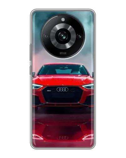 Чехол для Realme 11 Pro с картинкой «Audi RS — красный стиль»