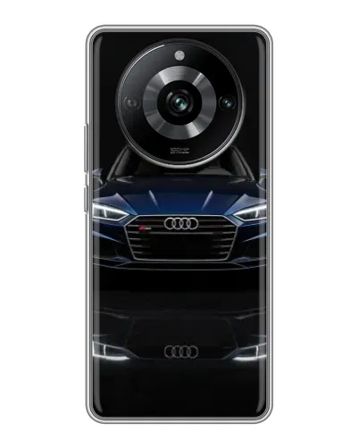 Чехол для Realme 11 Pro с картинкой «Audi — ночное отражение»