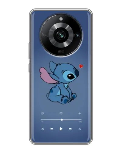 Чехол для Realme 11 Pro с картинкой «Музыкальный Stitch»