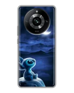 Чехол для Realme 11 Pro с картинкой «Лунная ночь Стича»