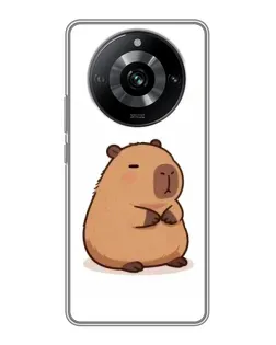 Чехол для Realme 11 Pro с картинкой «Толстенькая капибара»