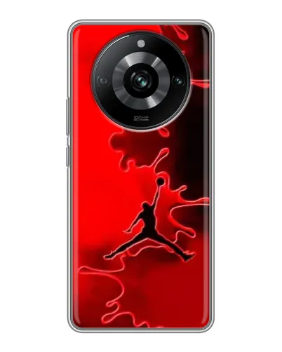 Чехол для Realme 11 с картинкой «Jordan Red Smoke»