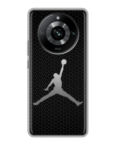 Чехол для Realme 11 с картинкой «Jordan Dark Carbon»