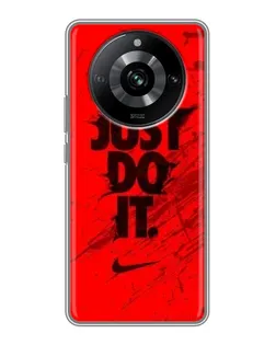 Чехол для Realme 11 с картинкой «Nike Just Do It»