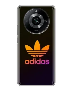 Чехол для Realme 11 с картинкой «Градиент Adidas»