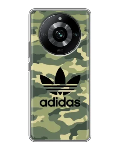 Чехол для Realme 11 с картинкой «Милитари стиль Adidas» Чехол для Realme 11 с картинкой «Милитари стиль Adidas»