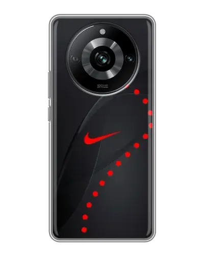 Чехол для Realme 11 с картинкой «Абстрактный дизайн Nike»